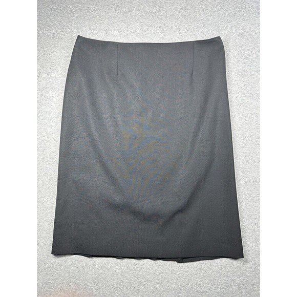 Theory Women's Pencil Skirt With Slit Black Size 10 Size 31 Waist - Picture 1 of 8